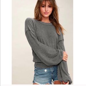Free People Beach TGIF sweatshirt